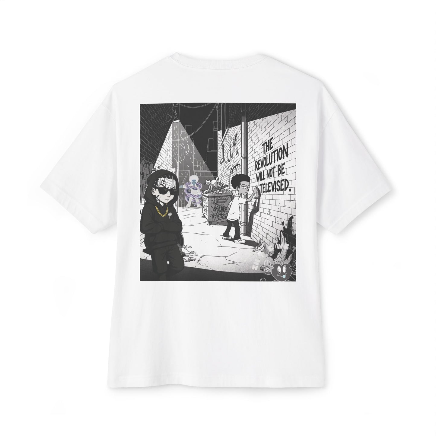 Oversized hood style T shirt