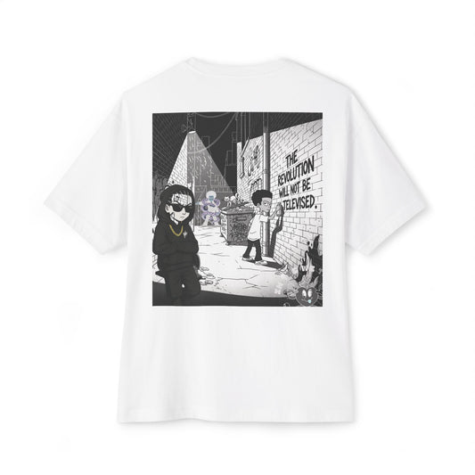 Oversized hood style T shirt