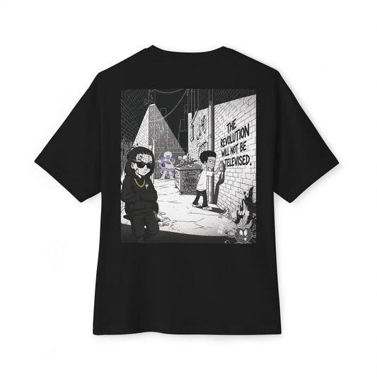 Oversized hood style T shirt