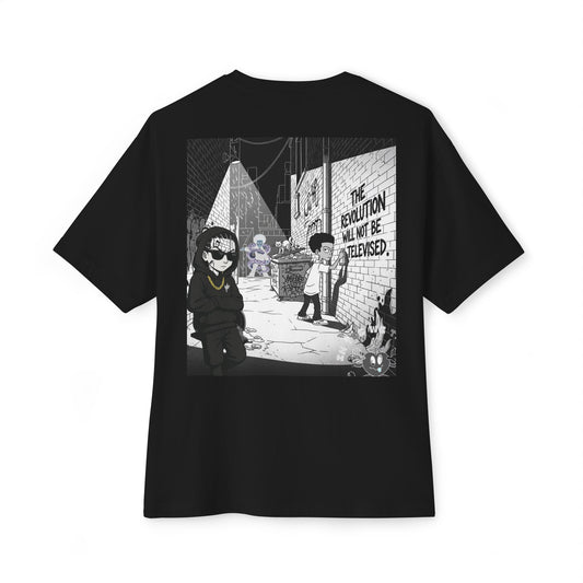 Oversized hood style T shirt