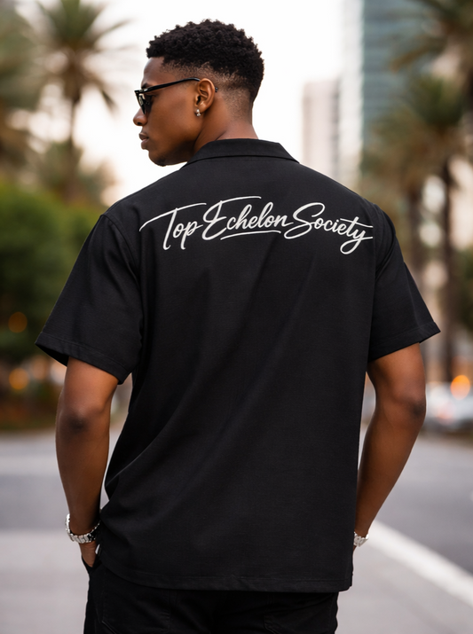 Mens Top Echelon Society- summer vibe shirt