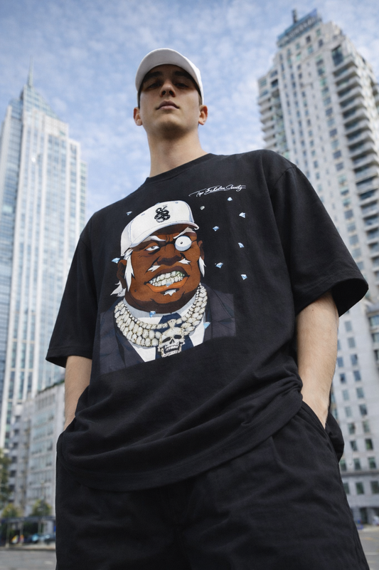 Oversized hood style T shirt